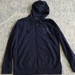 Eddie Bauer Navy Zip Up Hoodie